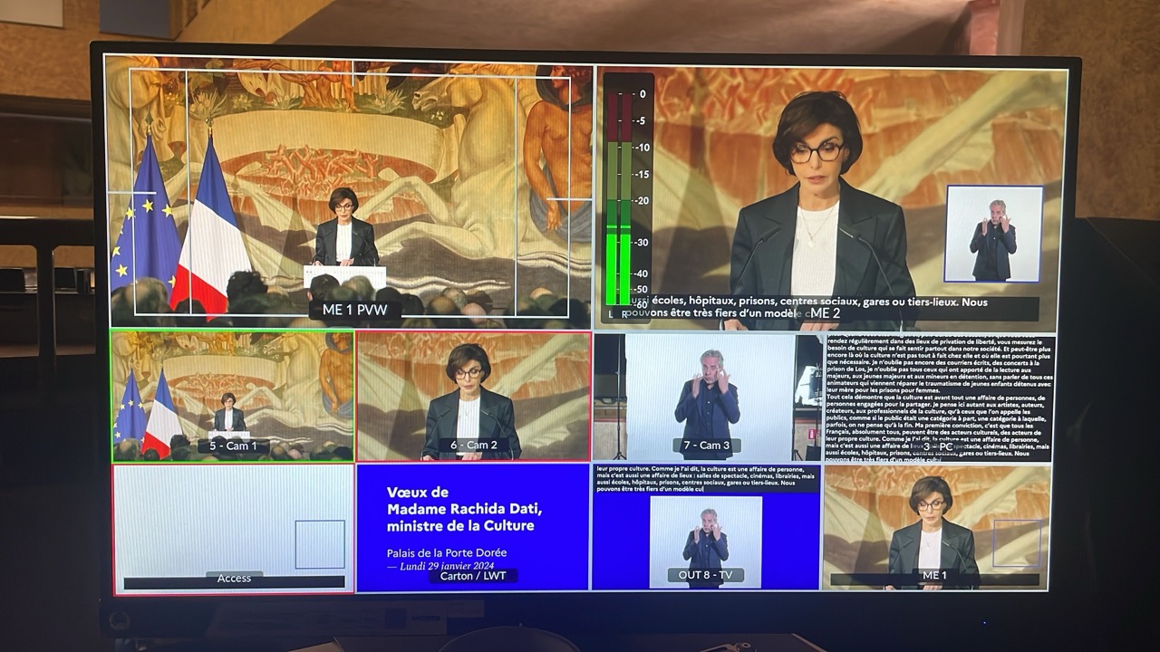 Régie de diffusion live belprod